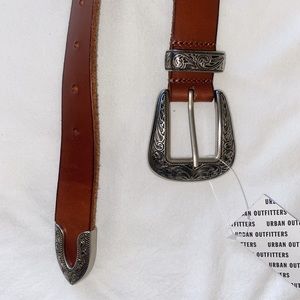 Urban Outfitters Western Brown Belt